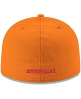 Men's New Era Orange Tampa Bay Buccaneers Omaha Throwback Low Profile 59FIFTY Fitted Hat