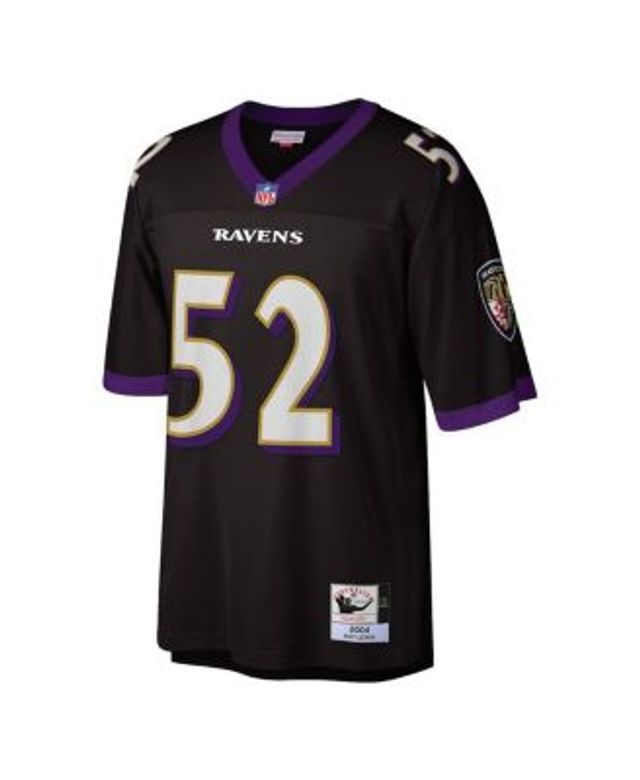 Men's Mitchell & Ness Ray Lewis Black Baltimore Ravens 2004 Authentic Throwback Retired Player Jersey