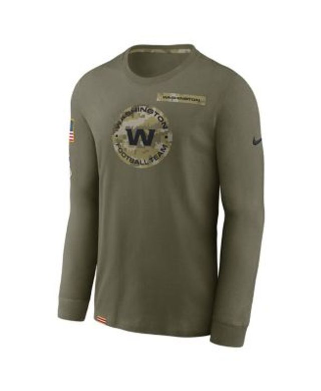 Men's Nike Olive Baltimore Ravens 2022 Salute To Service Long Sleeve T-Shirt