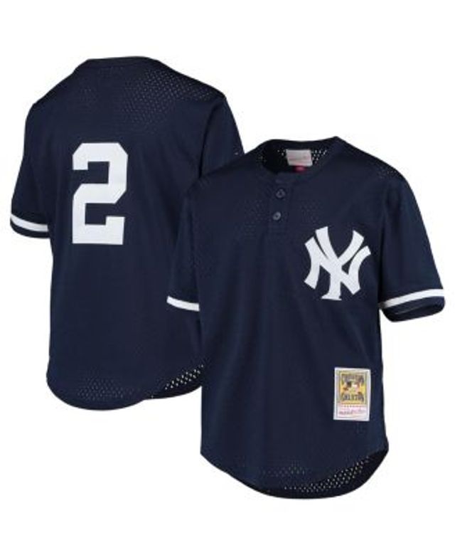 Men's New York Yankees Derek Jeter Mitchell & Ness Navy Batting Practice  Replica Player Jersey