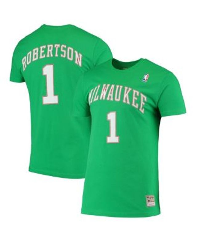 Mitchell & Ness Oscar Robertson Green Milwaukee Bucks 1970-71 Hardwood Classics Swingman Jersey