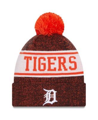 Men's Fanatics Branded Navy/Orange Detroit Tigers Wordmark Cuffed Knit Hat