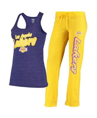 Women's Concepts Sport Gold/Purple Minnesota Vikings Muscle Tank Top &  Pants Sleep Set