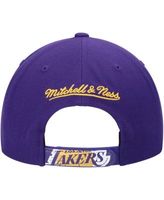 Men's Mitchell & Ness White Los Angeles Lakers Hardwood Classics Swingman Pop Snapback Hat
