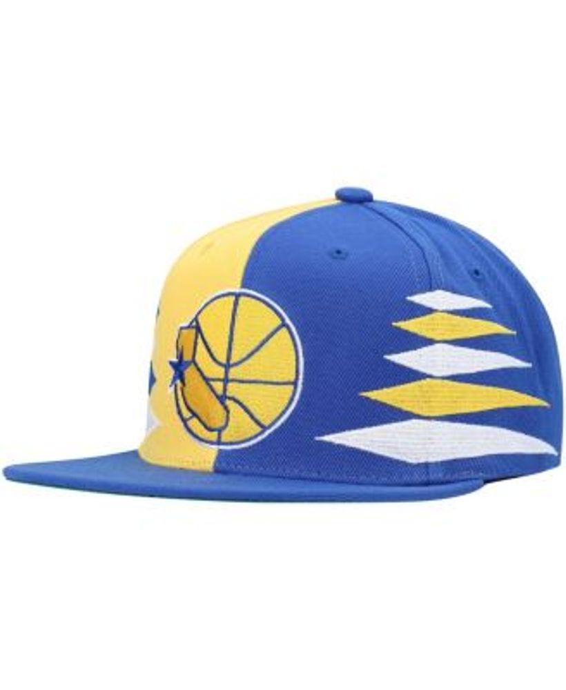 Youth Golden State Warriors Mitchell & Ness Navy/Gold Two-Tone Snapback Hat