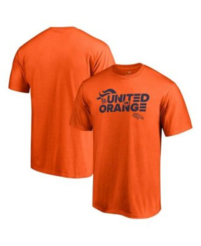 Fanatics Men's Orange Denver Broncos Reunited T-shirt