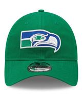 Men's New Era Gray Seattle Seahawks Core Classic 2.0 9TWENTY Adjustable Hat