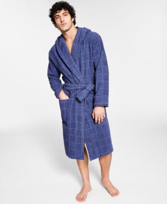 Men's Hooded Terry Robe, Created for Macy's