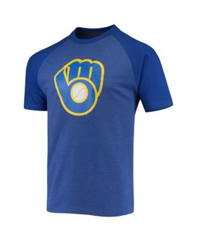 Fanatics Men's Heathered Gray Milwaukee Brewers Prep Squad T-shirt
