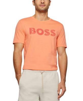 BOSS Men's Cotton-Jersey Logo T-Shirt