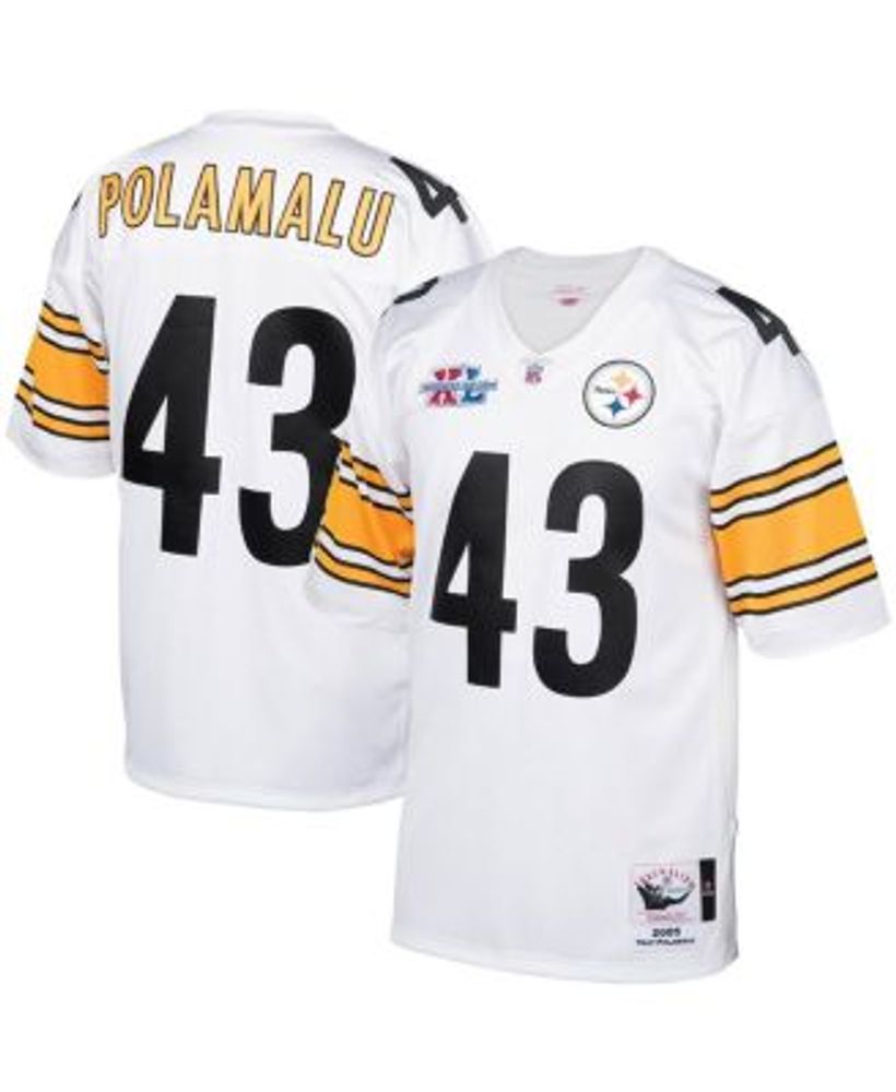 Troy Polamalu 43 Pittsburgh Steelers Reebok Authentic Jersey 