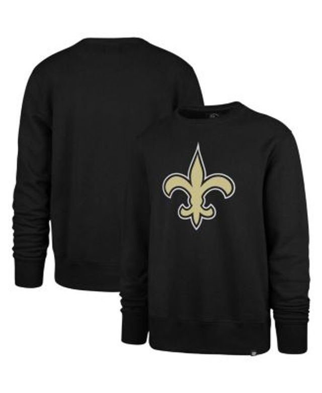 New Orleans Saints Nike Historic Raglan Performance Pullover Sweater -  Black/Gold