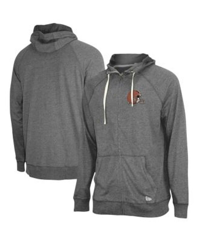 NFL Cleveland Browns Full Zip Raglan Hoodie 3X Black/White/Multi