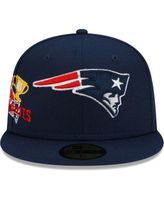 New England Patriots CITY CLUSTER Navy Fitted Hat by New Era