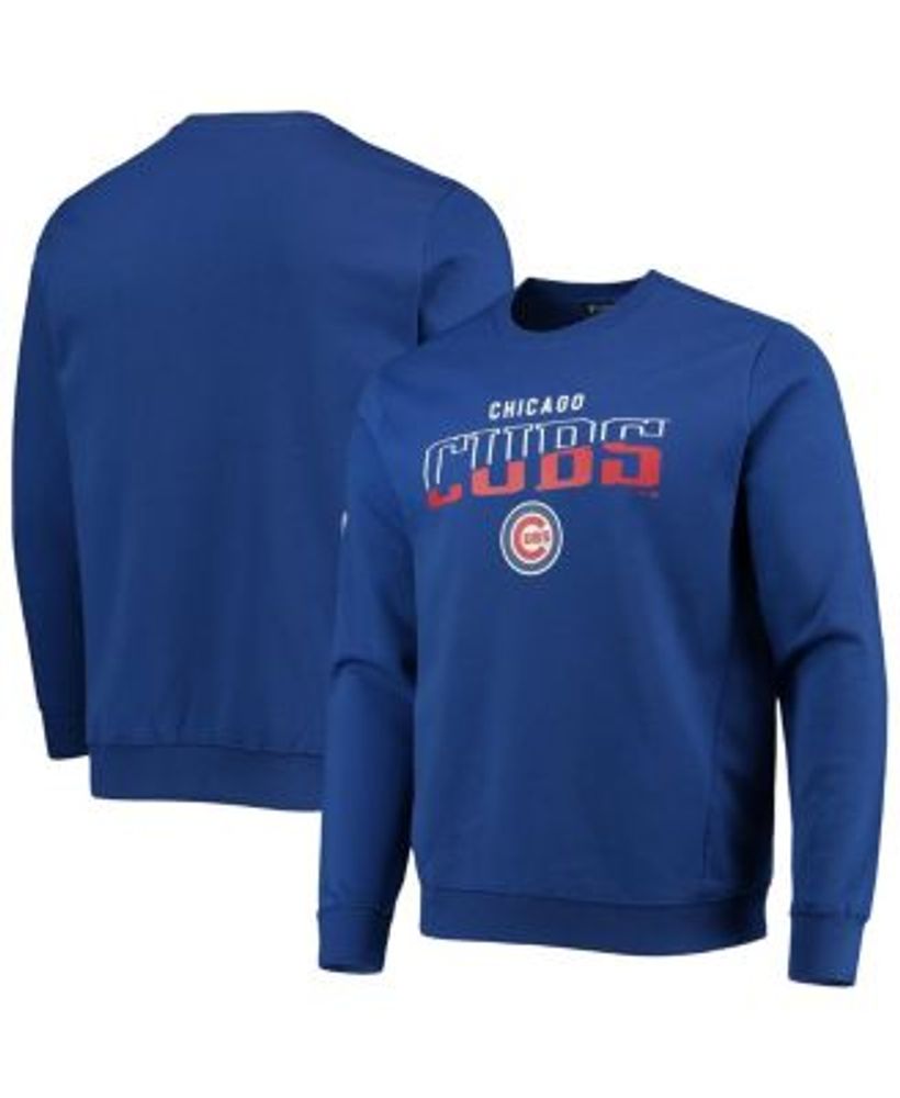 Men's Nike Royal Chicago Cubs Over Arch Performance Long Sleeve T-Shirt