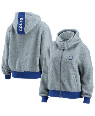 Indianapolis Colts Hands High Full Zip Hoodie - Royal