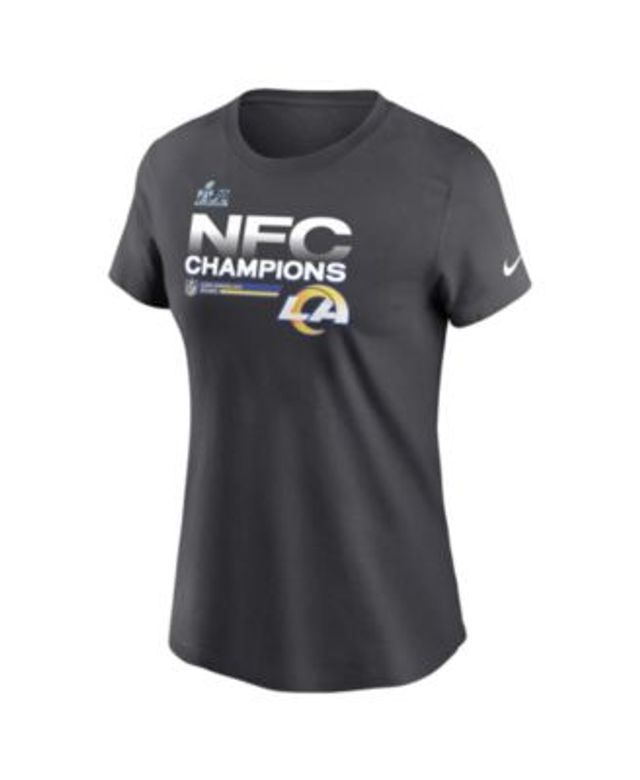 Women's Junk Food Gold Los Angeles Rams Champions Crop Top T-Shirt