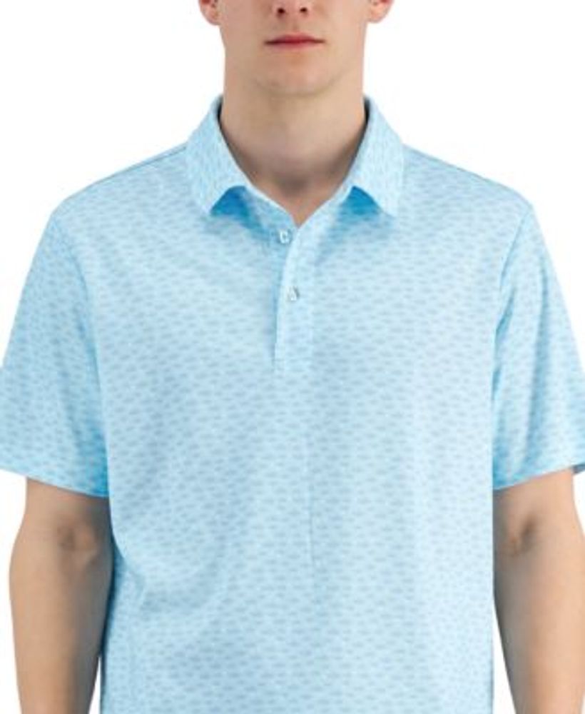 Men's Fish Print Polo Shirt, Created for Macy's