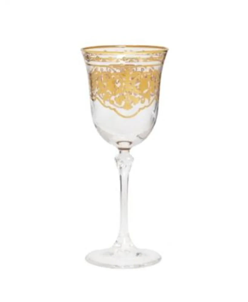 La Rochere Set of 6 9-Ounce Napoleon Bee Wine Glasses