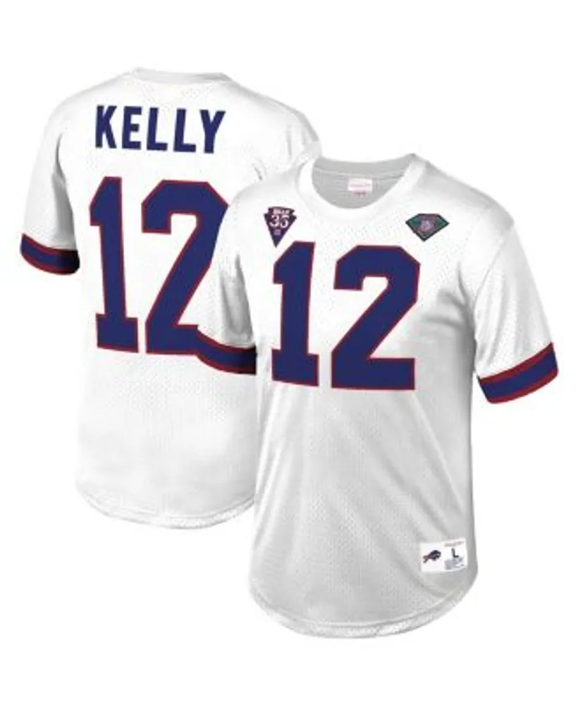 Men's Jim Kelly Buffalo Bills Jersey Mitchell & Ness NFL Blue Throwback  Jersey