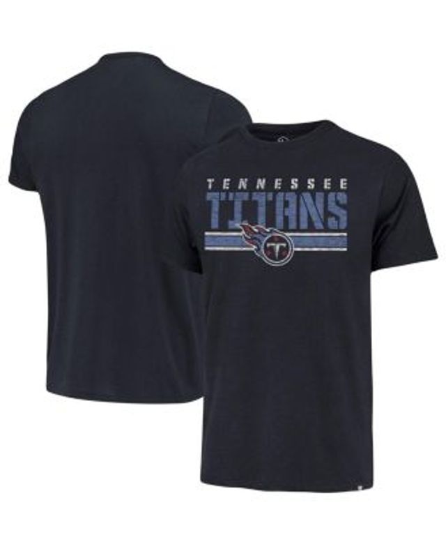 Men's '47 Navy Tennessee Titans Rocker Vintage Tubular T-Shirt Size: Small