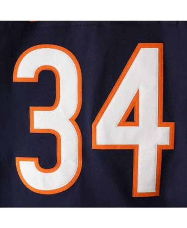 Men's Mitchell & Ness Walter Payton Black Chicago Bears Retired Player Name & Number Mesh Top