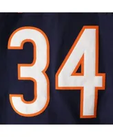 Mitchell & Ness Men's Mitchell & Ness Walter Payton Navy Chicago Bears  Retired Player Name & Number Mesh Hoodie T-Shirt