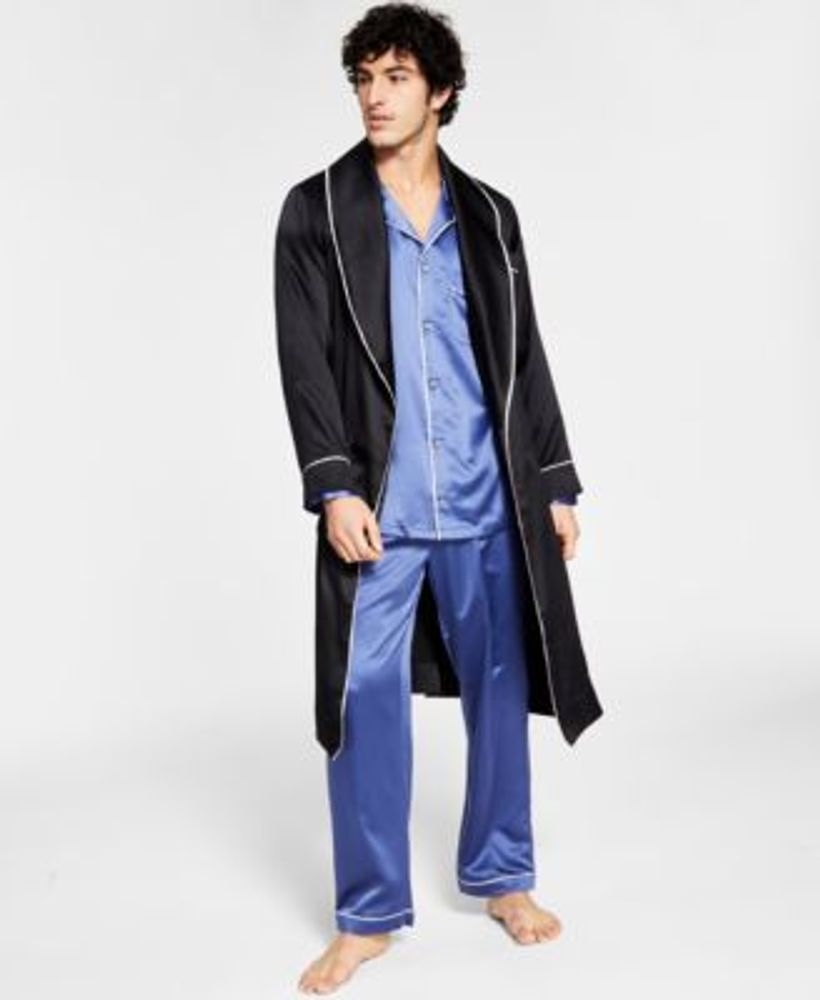 Men's Satin Pajama Robe, Created for Macy's