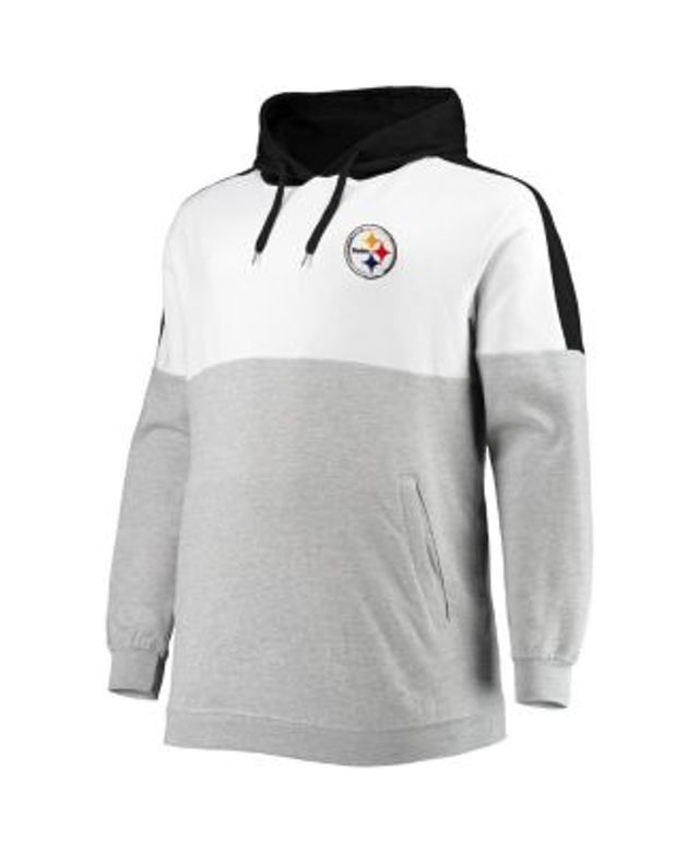 New Era Men's Black Pittsburgh Steelers Big and Tall NFL Pullover Hoodie -  Macy's