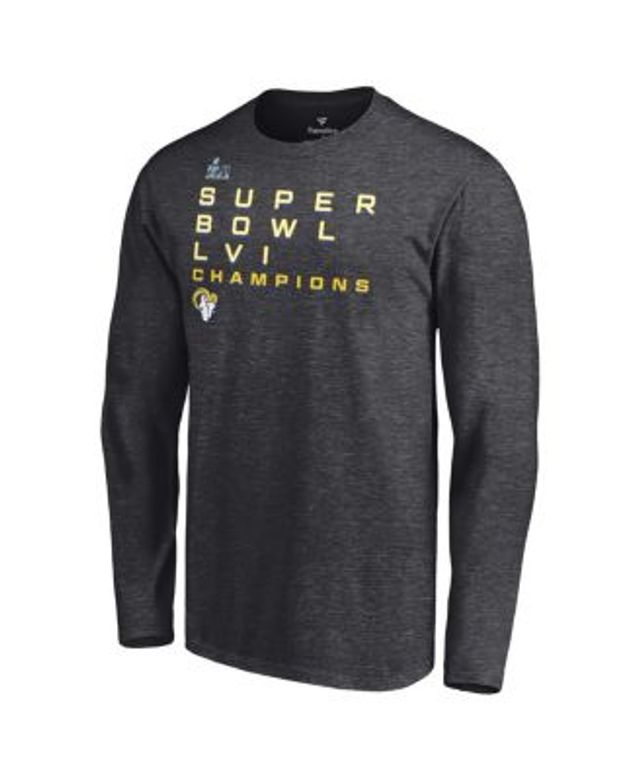 : Fanatics Men's Heather Charcoal Kansas City Chiefs Super Bowl  LVII Champions Locker Room Trophy Collection T-Shirt : Sports & Outdoors