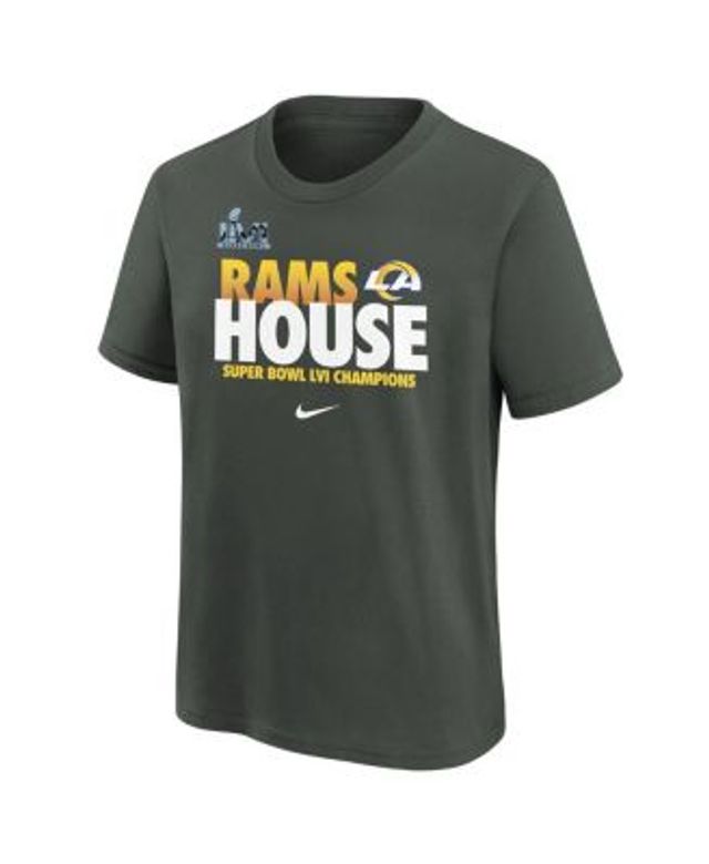 Men's Nike White Los Angeles Rams 2021 NFC Champions Roster T-Shirt