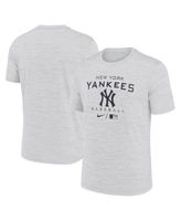 Men's New York Yankees Nike White Wordmark Practice Performance T-Shirt