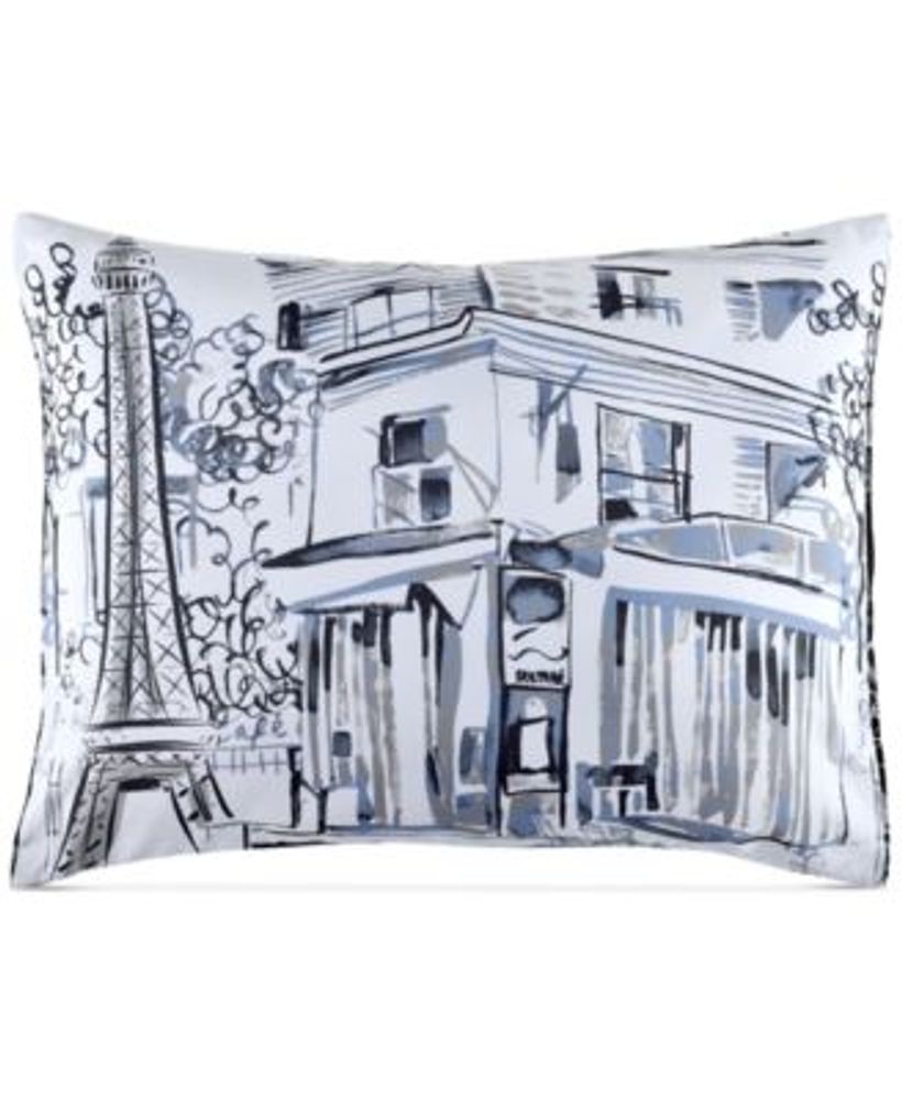 Rues de Paris Blue Comforter Sets, Created For Macy's