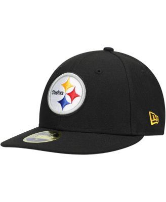 Men's Pittsburgh Steelers New Era White Omaha Low Profile 59FIFTY