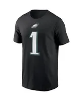 Men's Nike Jalen Hurts White Philadelphia Eagles Player Name & Number T- Shirt