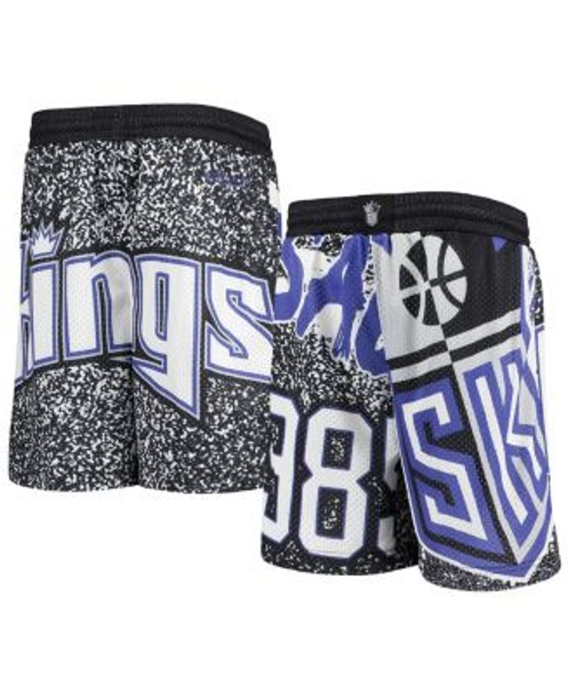 Youth Mitchell & Ness Black Orlando Magic Hardwood Classics Swingman Shorts