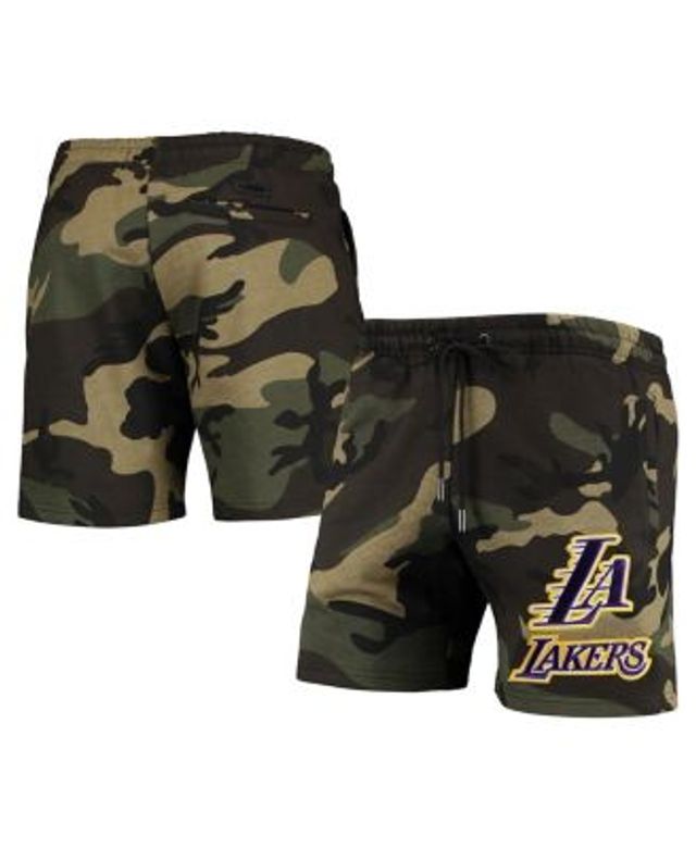 Pro Standard Black Los Angeles Lakers City Scape Mesh Shorts