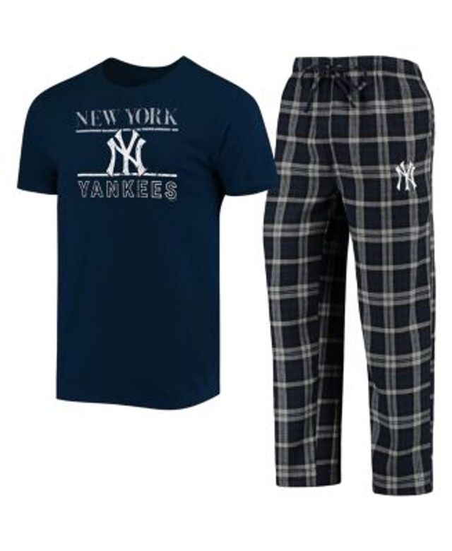 Women's Concepts Sport Navy New York Yankees Flagship Allover Print Top & Shorts Sleep Set Size: Small