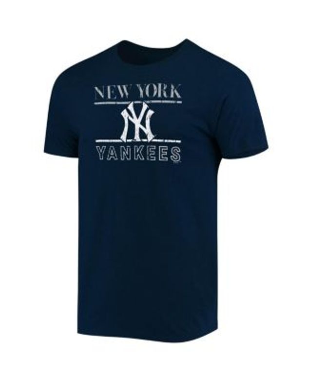 Youth New York Yankees Navy Allover Print Long Sleeve T-Shirt & Pants Sleep  Set