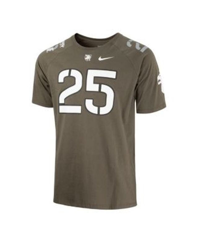 Men's Nike #11 Oatmeal Army Black Knights Rivalry Special Game Jersey