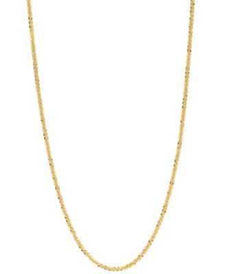 Sparkle Chain Necklace 14k Gold