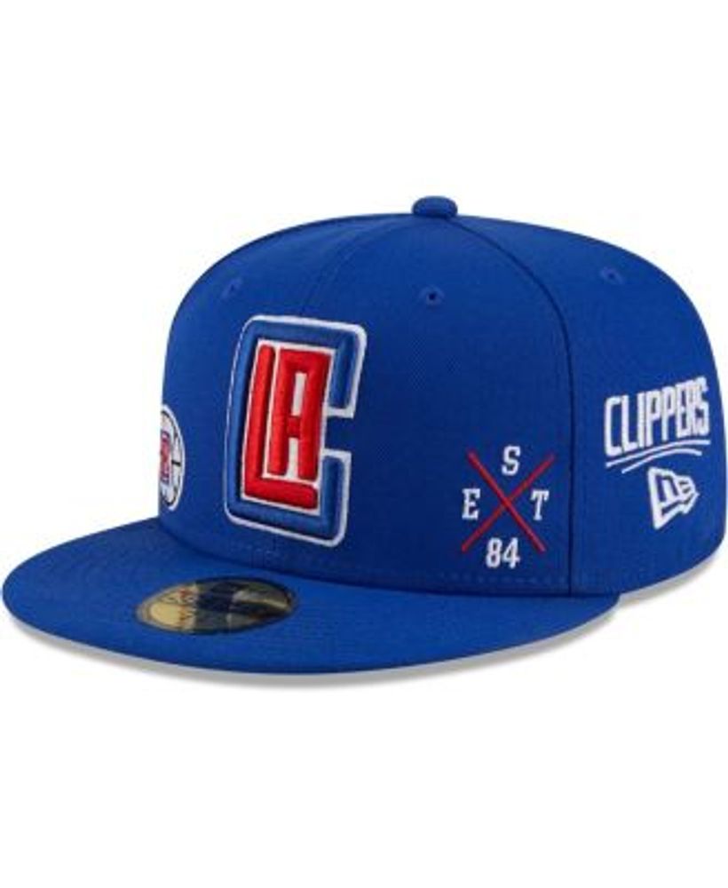 New Era Men's Los Angeles Clippers 59FIFTY Royal/Red Fitted Hat, Size 7 3/4, Team