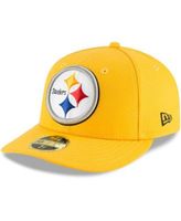 Men's New Era Gold Pittsburgh Steelers Omaha Low Profile 59FIFTY Fitted Hat