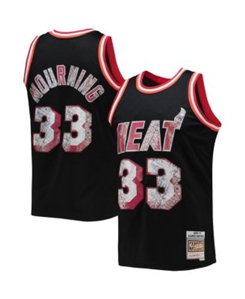 Men's Miami Heat Mitchell & Ness White Hardwood Classics Just Don