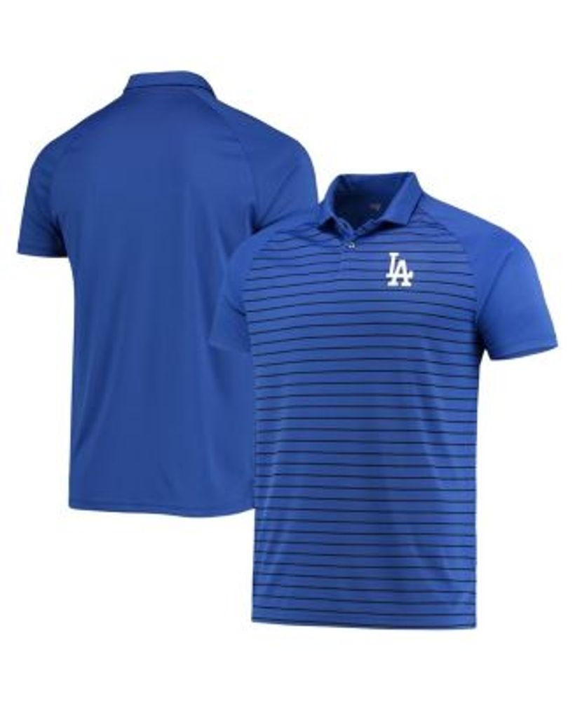 LevelWear Men's Royal Los Angeles Dodgers Insignia Pulse Raglan Polo Shirt