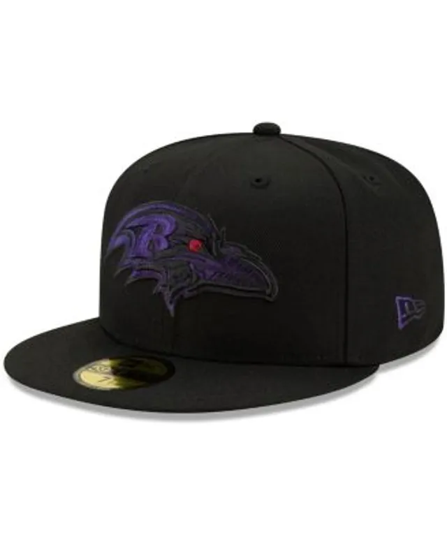 Men's New Era Black Buffalo Bills Logo Color Dim 59FIFTY Fitted