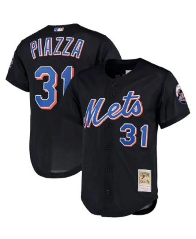 Mike Piazza Los Angeles Dodgers Mitchell & Ness Cooperstown Collection Mesh  Batting Practice Button-Up Jersey - Royal