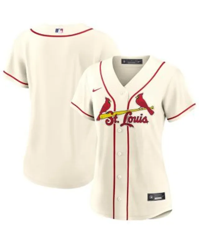 Nike Women's Yadier Molina Cream St. Louis Cardinals Alternate Replica Player Jersey - Cream