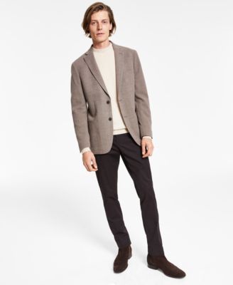 Men’s Slim-Fit Wool Textured Sport Coat
