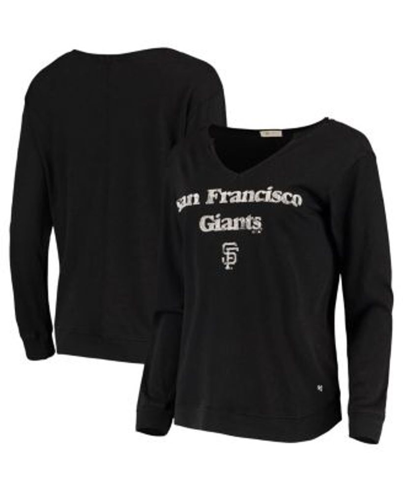 47 Brand Women's '47 Black San Francisco Giants Gamma Notch Neck